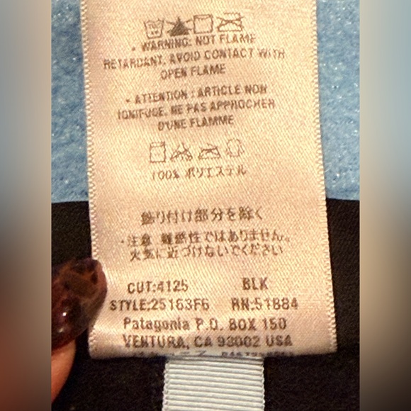 Patagonia Synchilla Vest Womens Black Fleece Full Zip outdoor classic Size XL - Picture 10 of 13